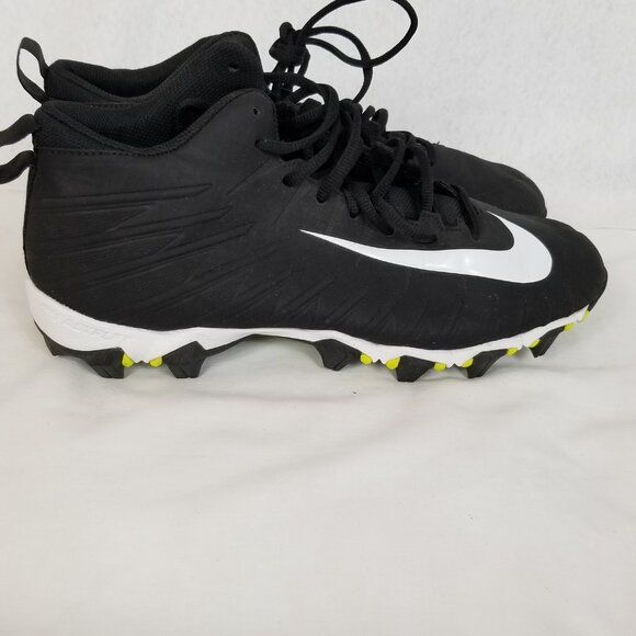 NIKE Alpha Menace Shark Football Cleats Shoes Black Size 10.5 ~ 4393 - Picture 4 of 9
